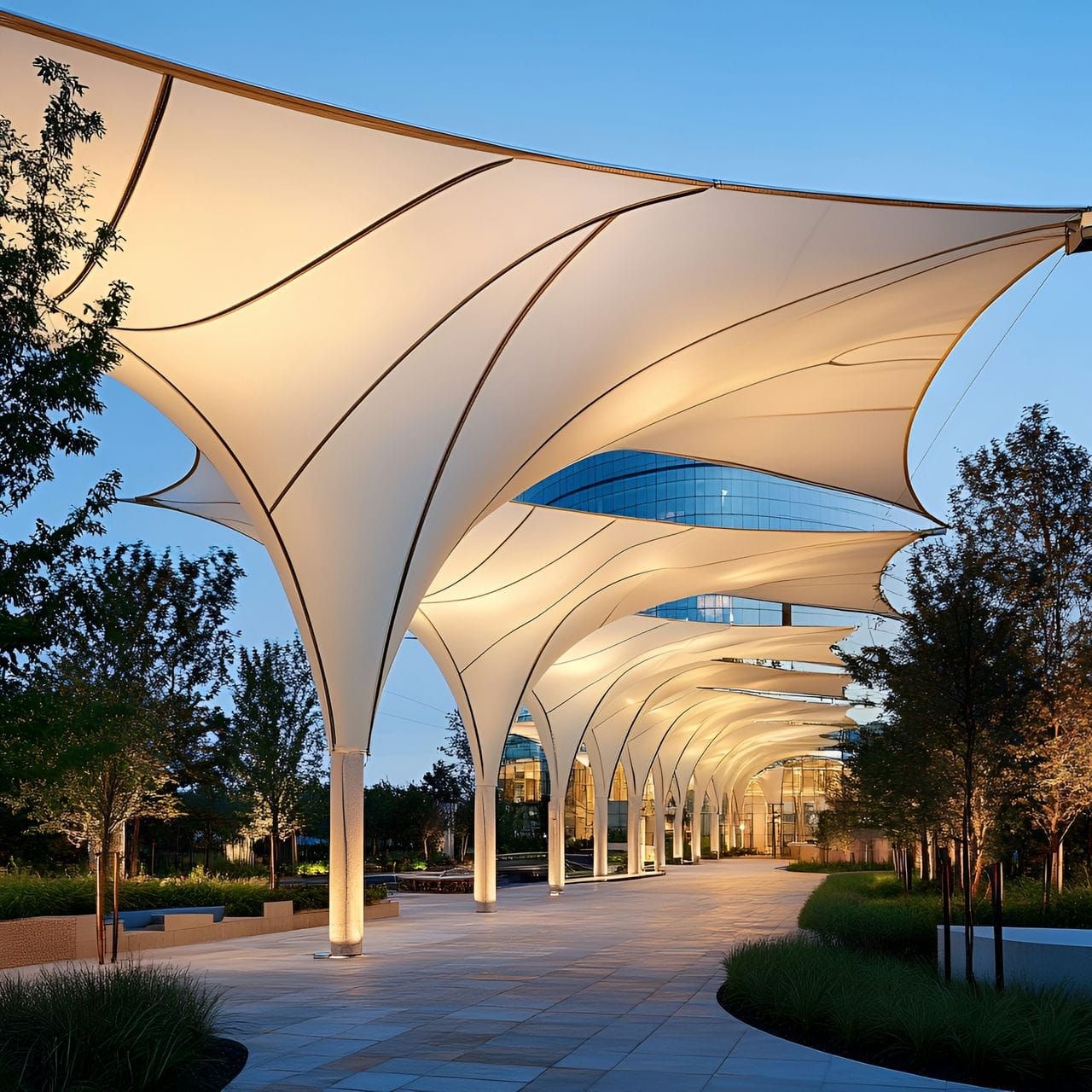 Tensile Canopy vs Traditional Steel Roof: Cost & Performance